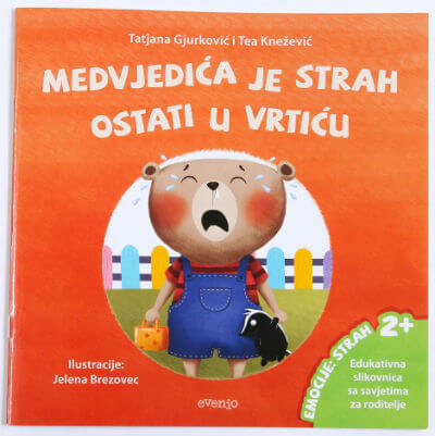 Medvjedića je strah ostati u vrtiću