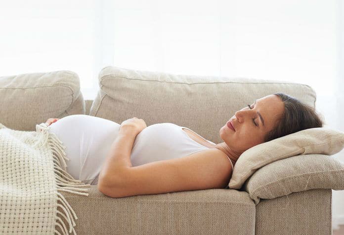 Spavanje na leđima u trudnoći